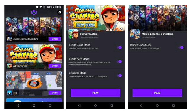 jenis kulit UI dan semuanya complimentary digunakan Lulubox APK v1.4.12