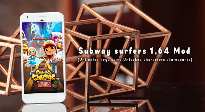  Subway Surfers merayakan Liburan Musim Dingin di salju Subway Surf Holiday MOD APK v1.64.1